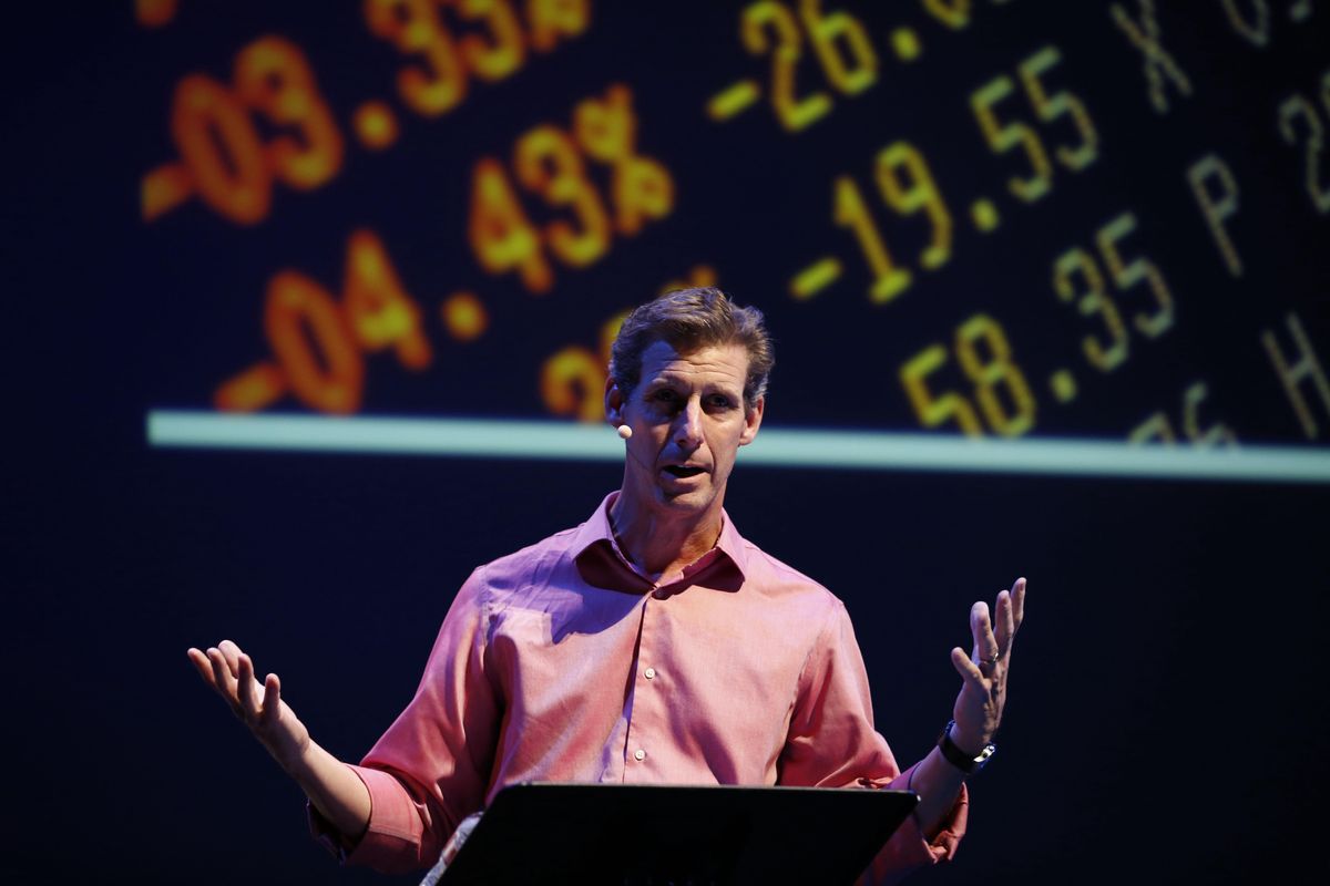 Kai Ryssdal did the numbers before a delighted Houston audience ...