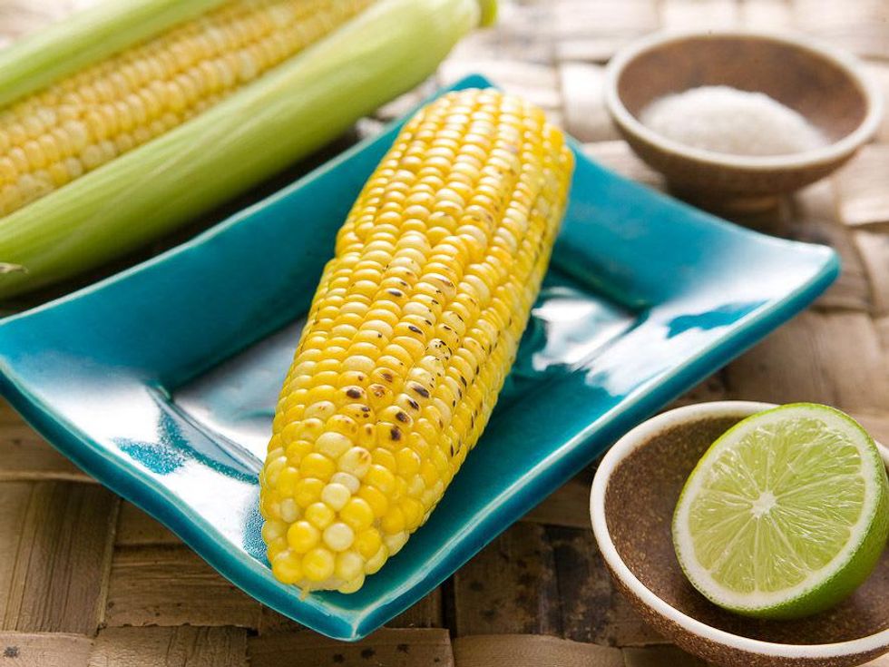 Shubhra Ramineni vegan chef Corn on the cob