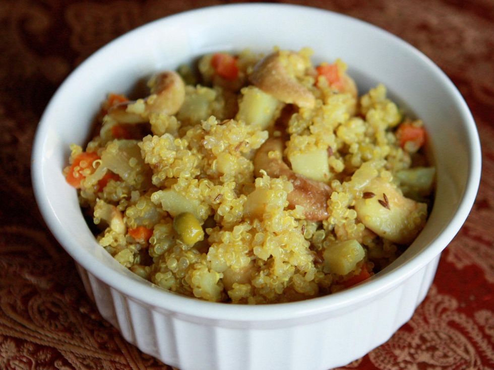 Shubhra Ramineni vegetarian cookbook release May 2013 Quinoa cropped