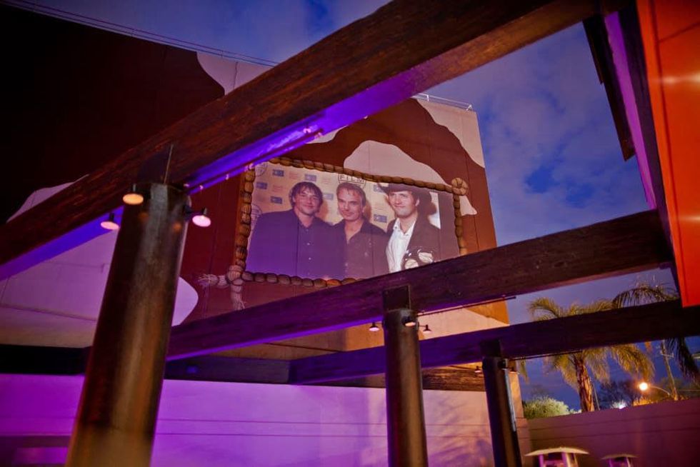 Signage outside the venue at the Texas Film Awards Event February 2015
