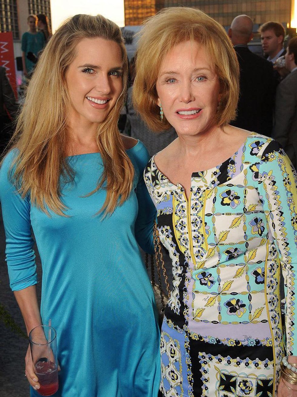 Simon Primavera Fashion Show, April 2013, Alexandra Chunn and Sandra Chunn