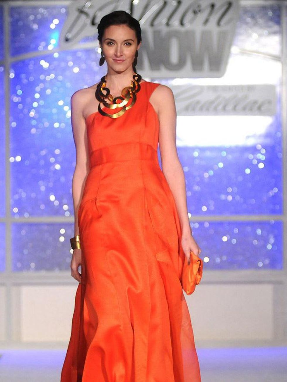 Simon Primavera Fashion Show, model