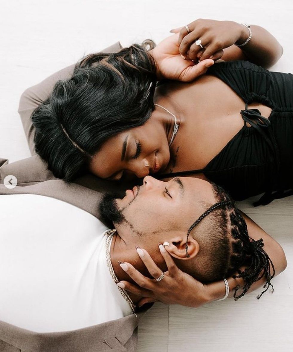 Simone Biles and Jonathan Owens