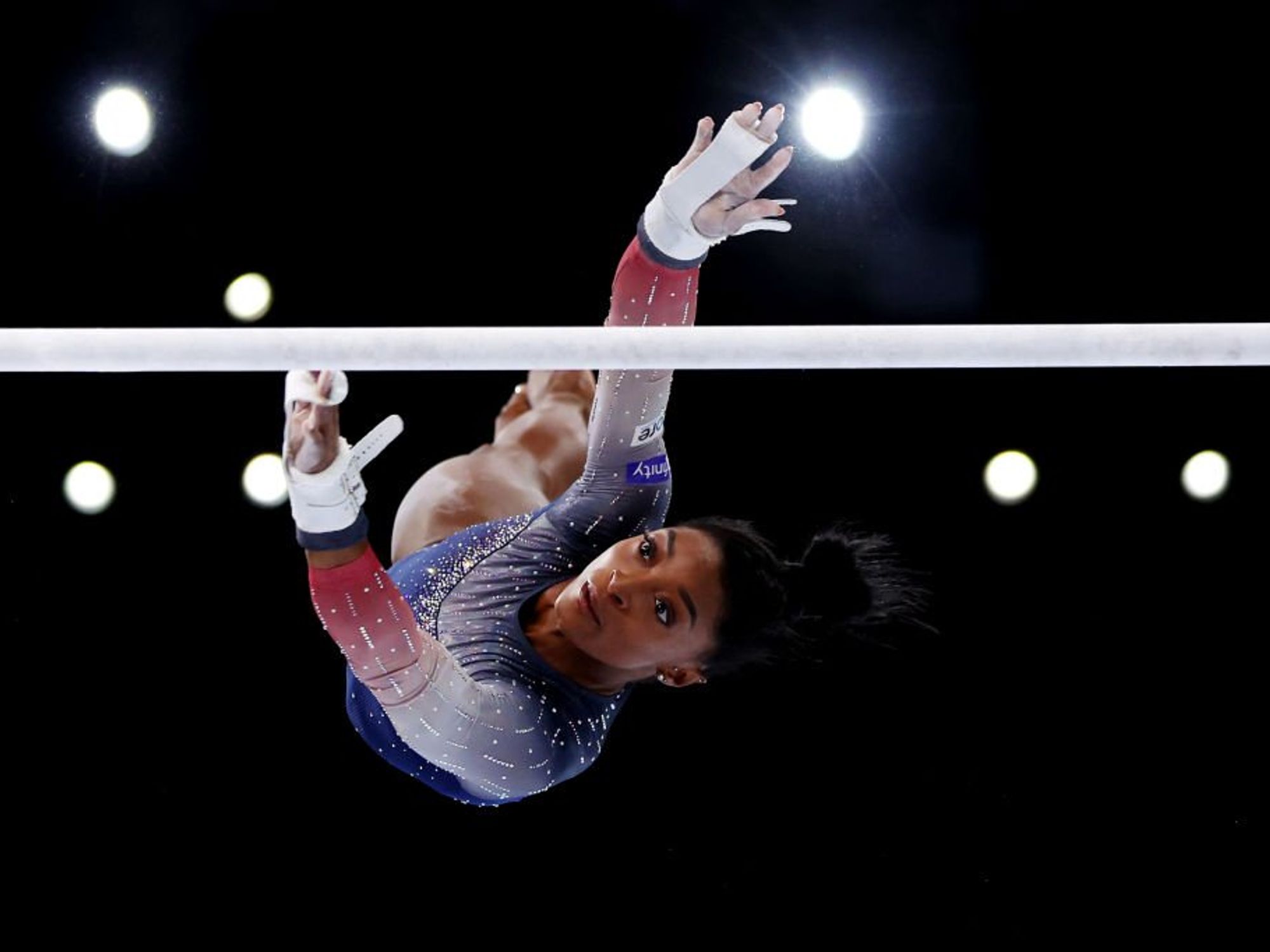 Simone Biles Uneven Bars Women's Team Final Day Five 2023 Artistic Gymnastics World Championships