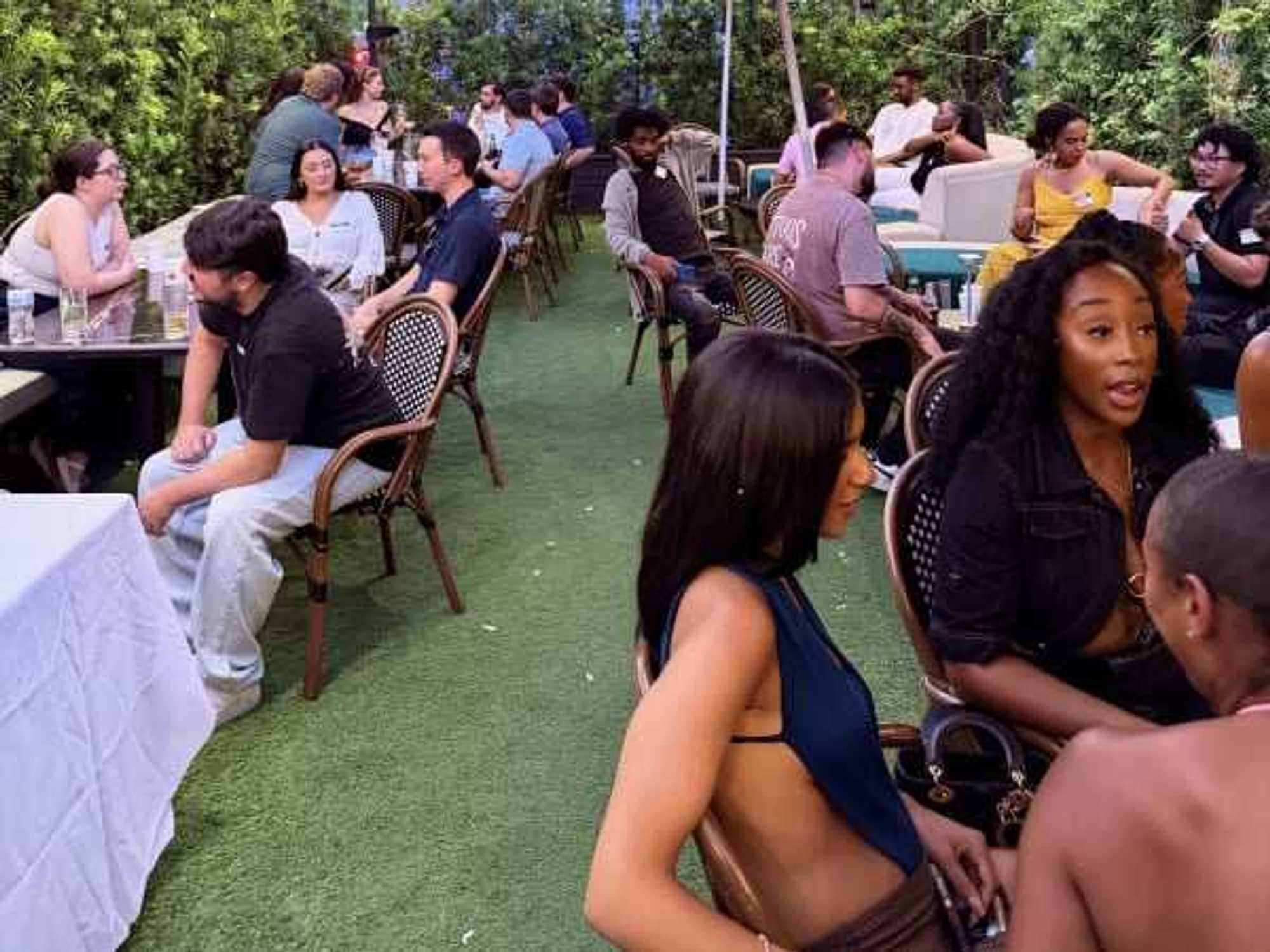 singles mixer at Best Regards Crush Club