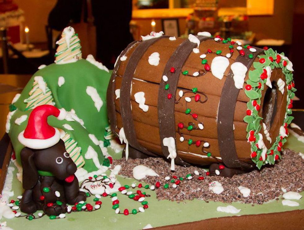 Sixth Annual Christmas "Tail" Gingerbread Doghouse Contest and Auction