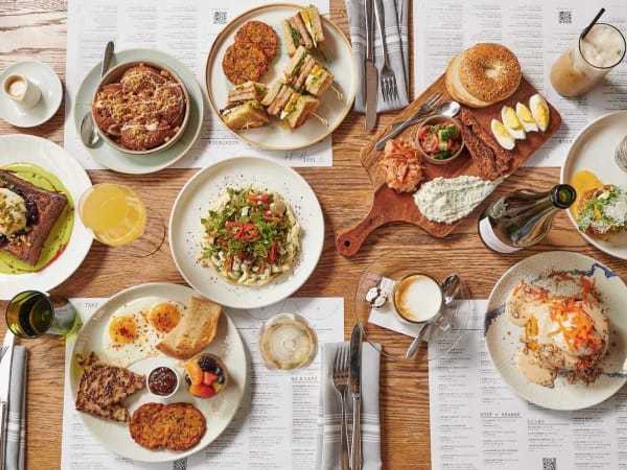 Sixty Vines brunch spread