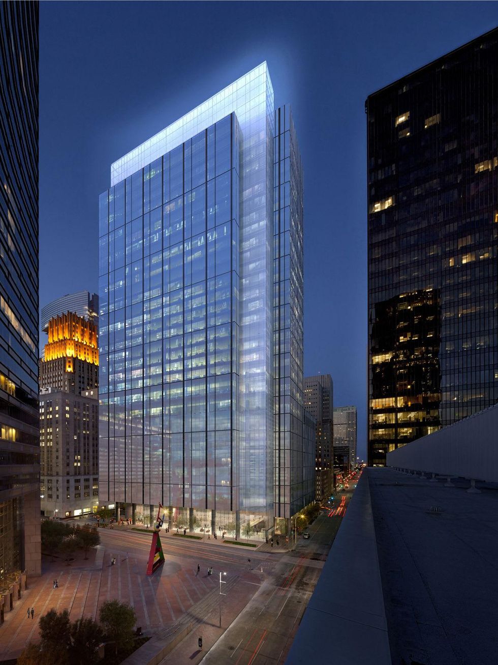 Skanska\u2019s Capitol Tower First in Houston rendering January 2014