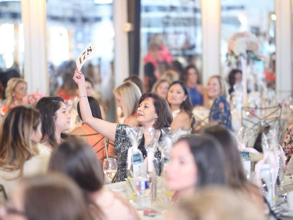 Sky High brunch, Rita Chavez bidder