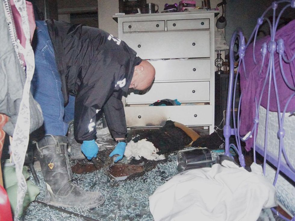 Slendora superintendent house arson 3 January 2014