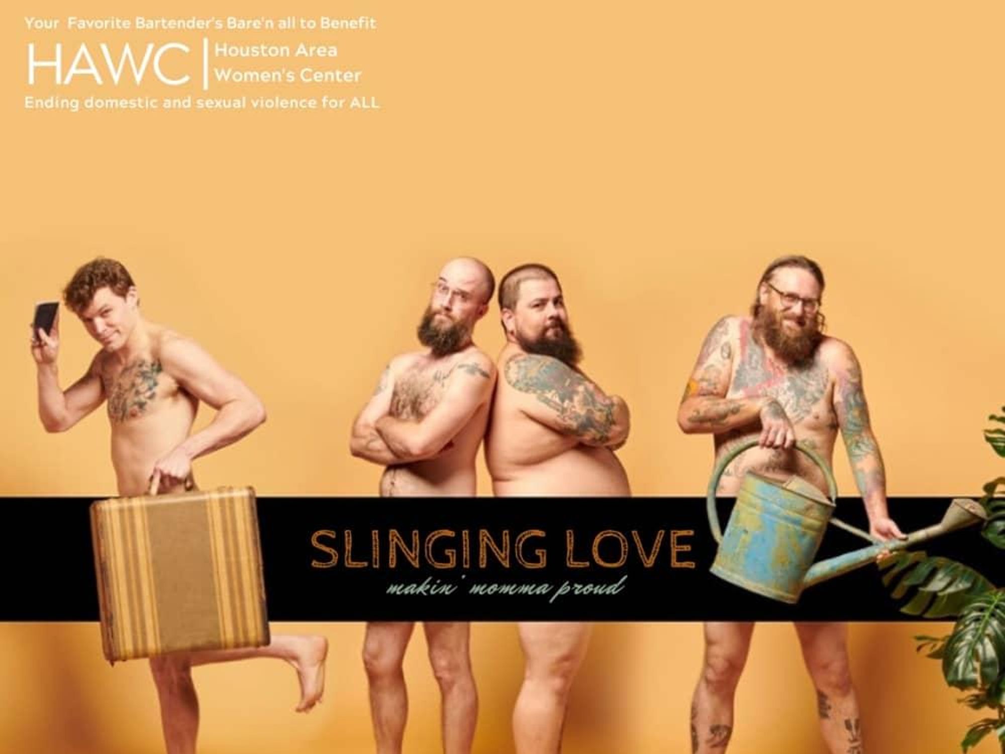 Slinging Love bartender calendar