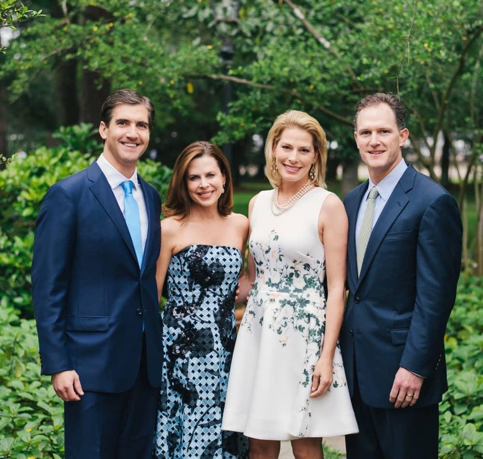 Small Steps dinner 4/16 Boyd Heath, Erin Heath, Christine Morenz, Shea Morenz