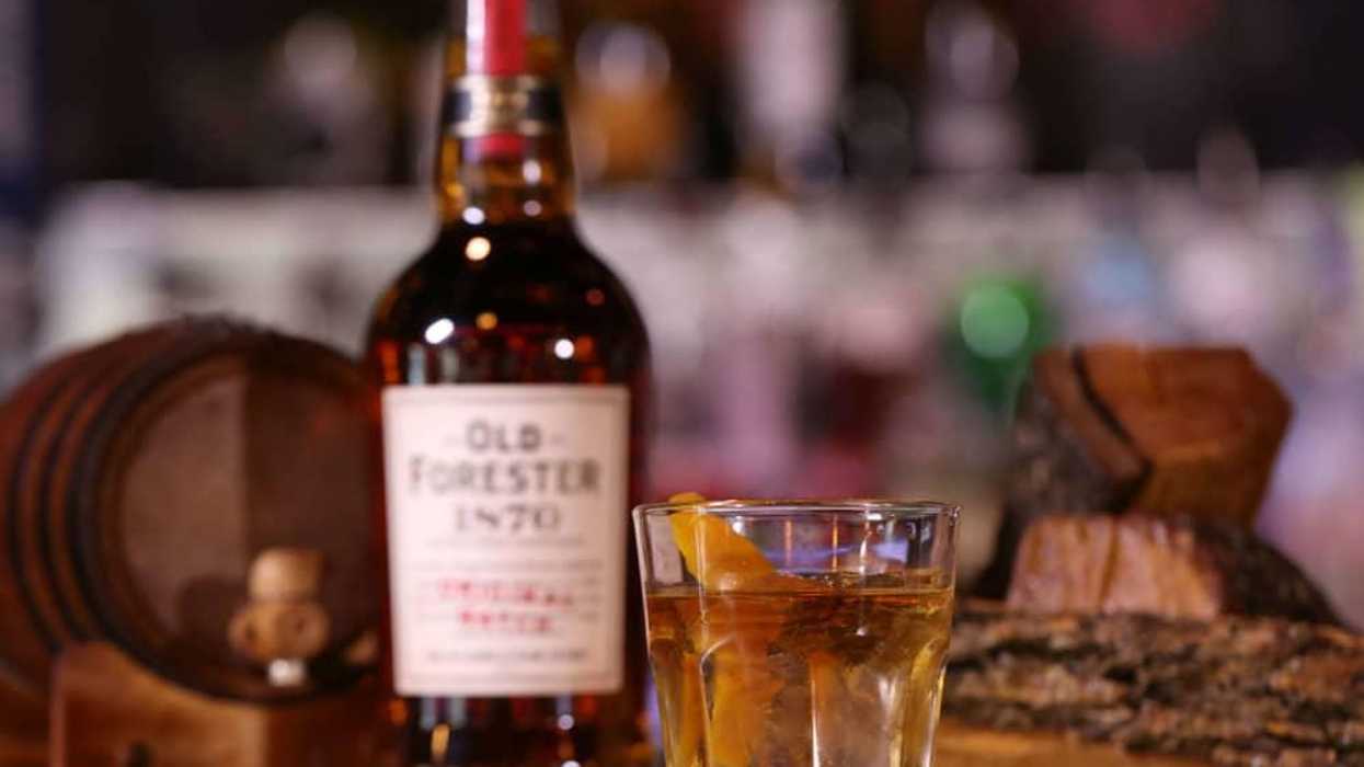 Smokey Fashioned by Houston bartender Caryian Haines