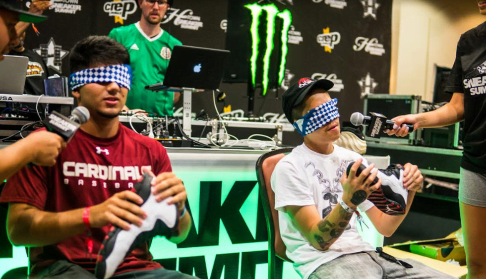 Sneaker Summit Houston guessing game