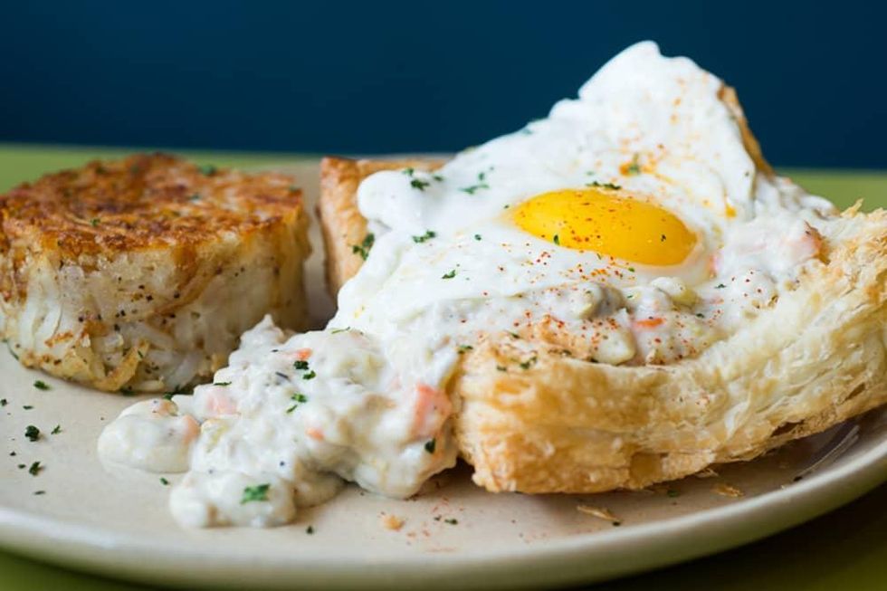 Snooze breakfast pot pie