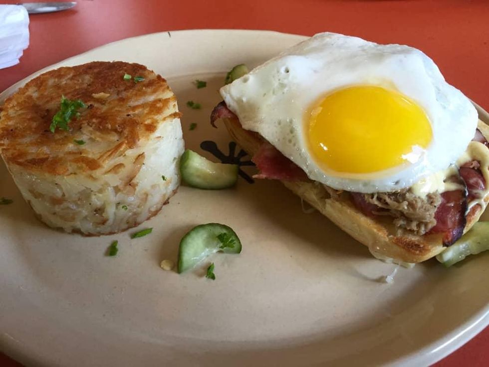 Snooze Montrose breakfast sandwich