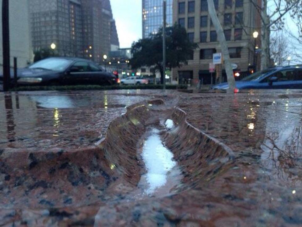 snow in Houston January 2014