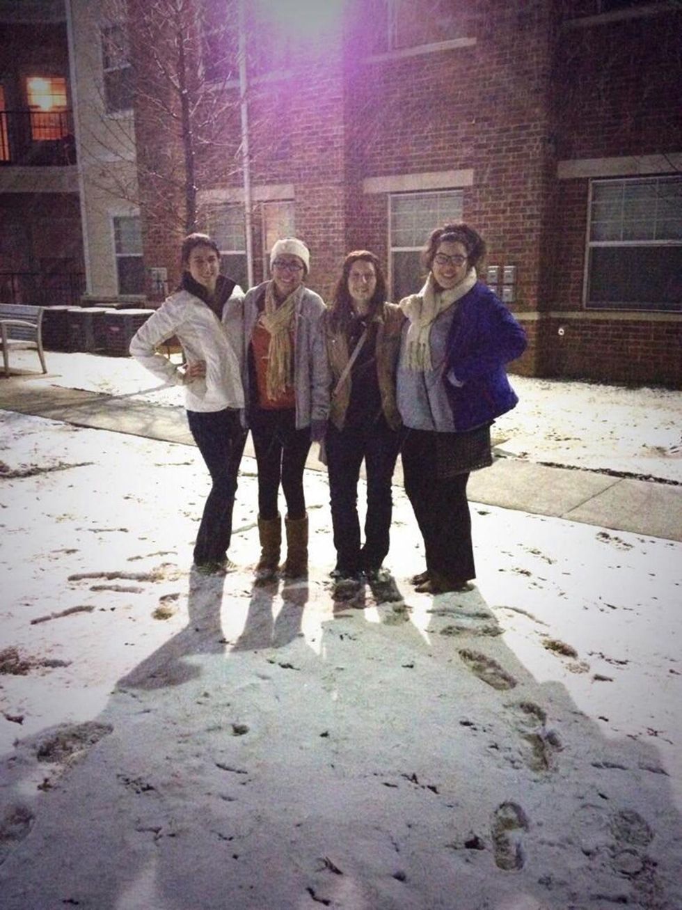 snow in Houston January 2014