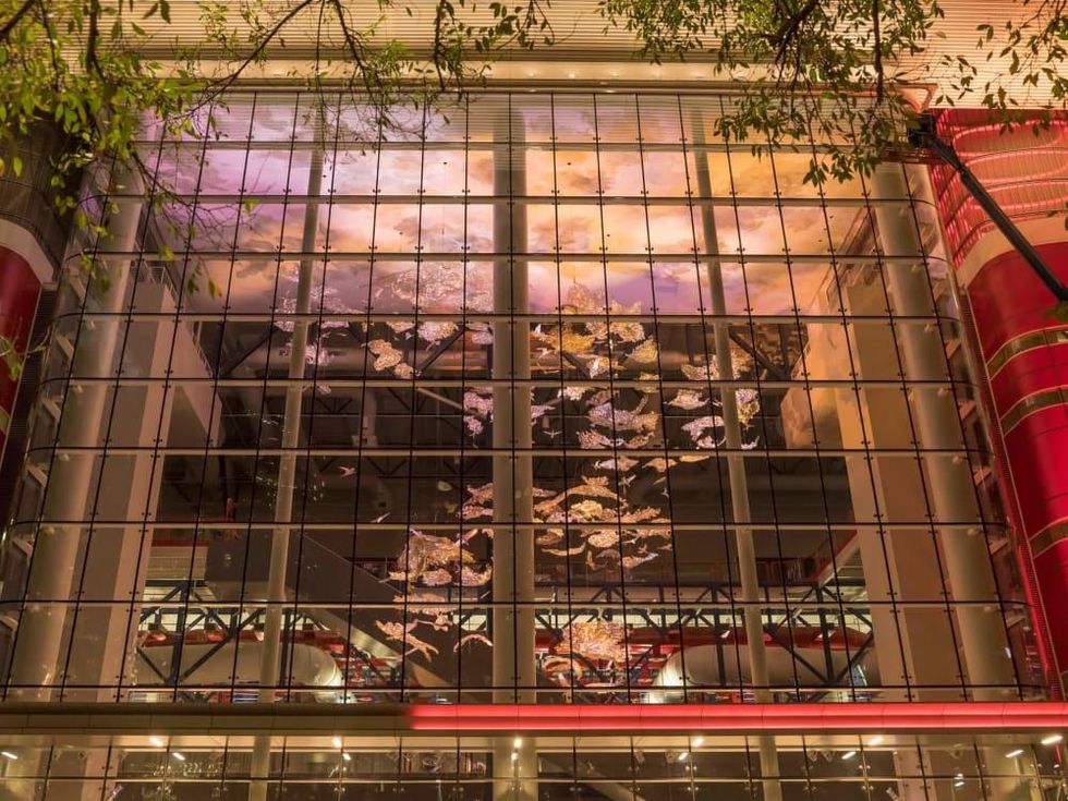 Soaring in the Clouds sculpture at George R Brown Convention Center