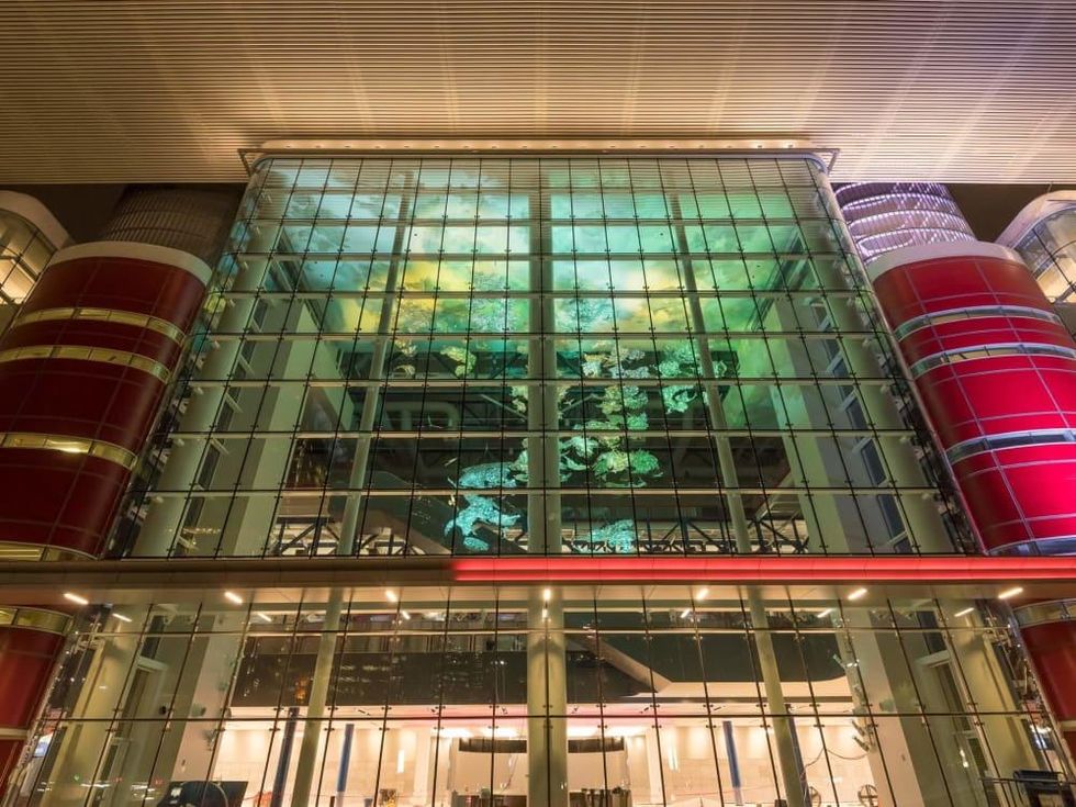 Soaring in the Clouds sculpture at George R Brown Convention Center