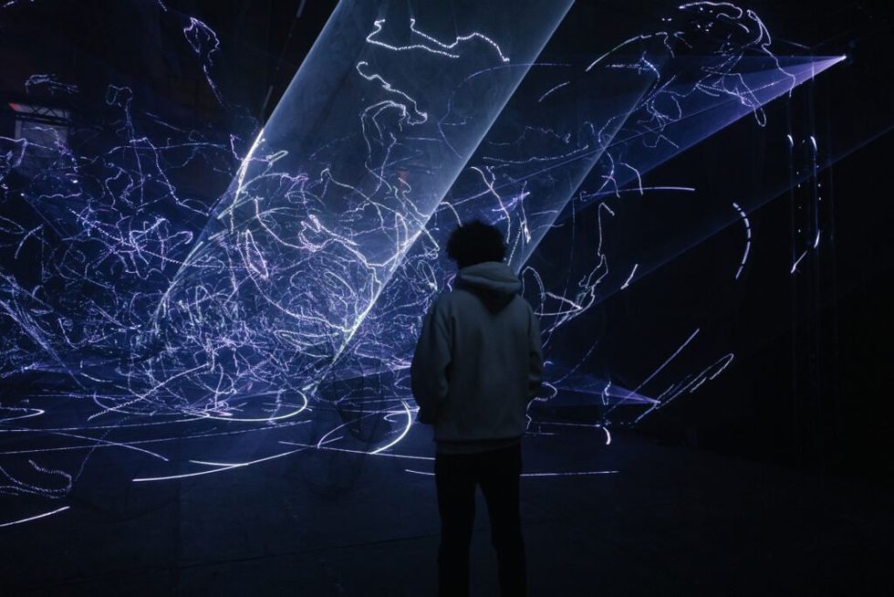 Solar Dust immersive art exhibit