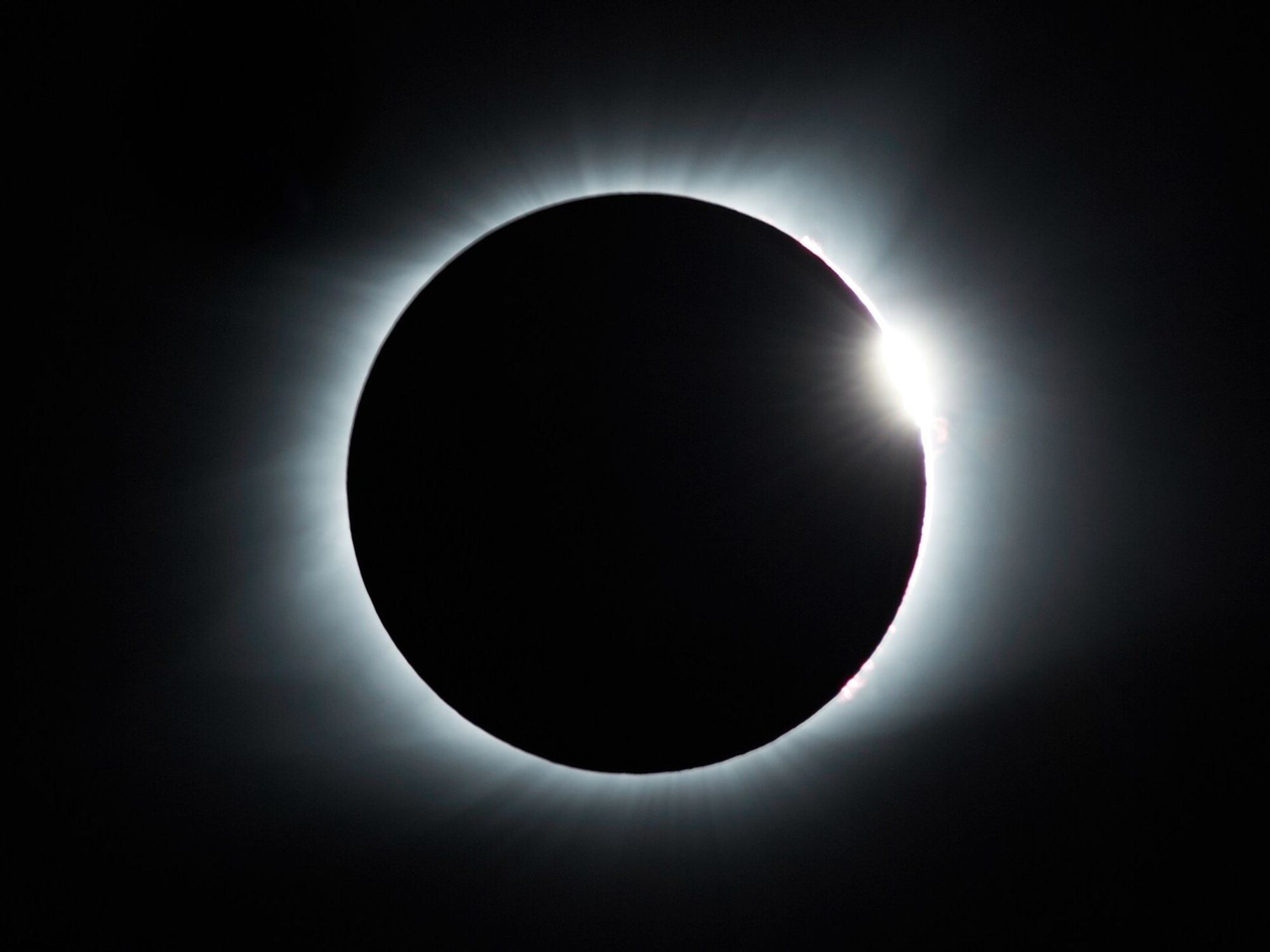 Solar eclipse, April 8 total eclipse