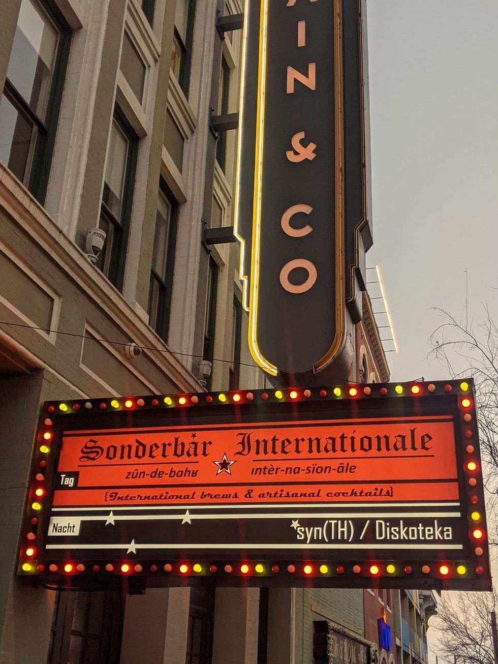Sonderbar signage