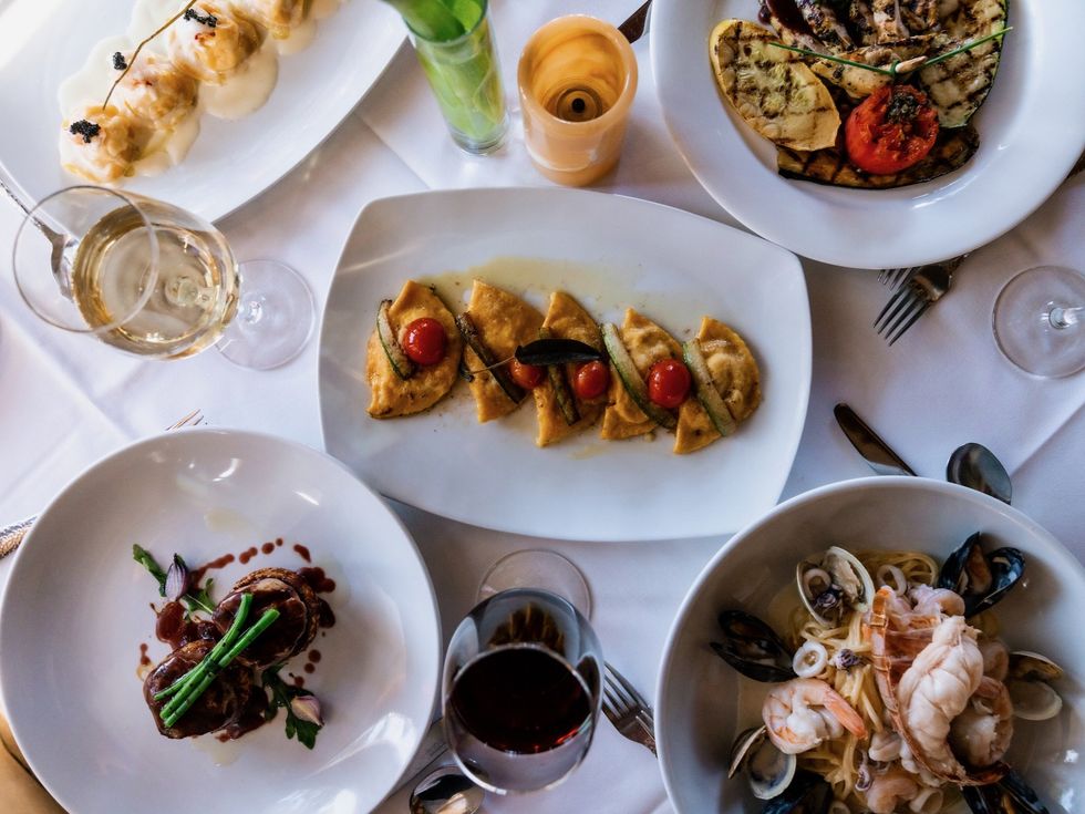 Sorrento Ristorante food spread