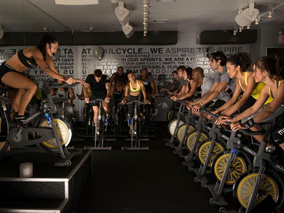 SoulCycle cycling class