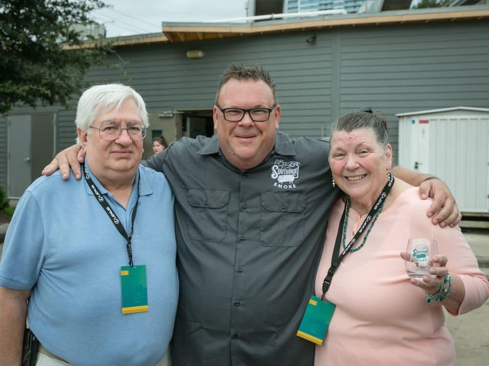 Southern Smoke 2018 Chris Shepherd with parents