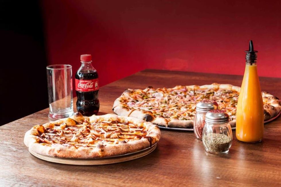 Southside Flying Pies red white blue pizza