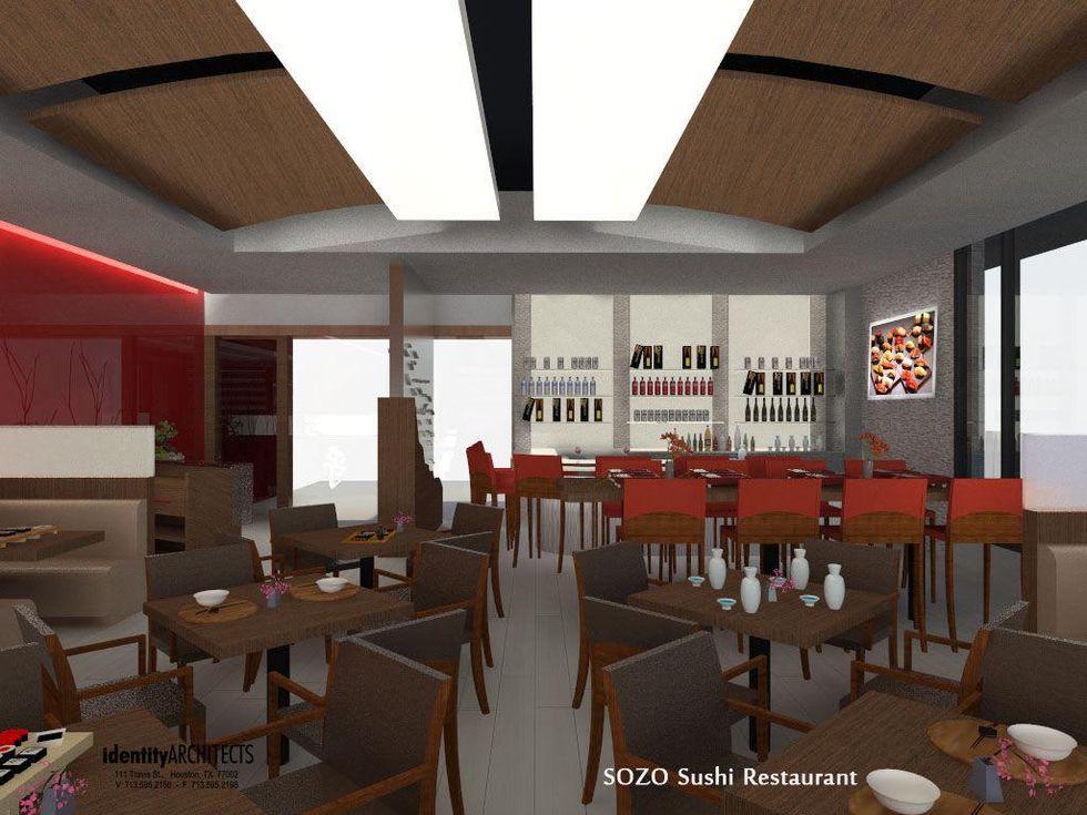 Sozo Sushi rendering