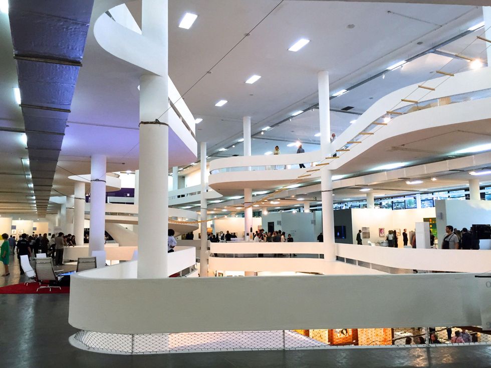 SP Arte Brazil held in Oscar Niemeyer building