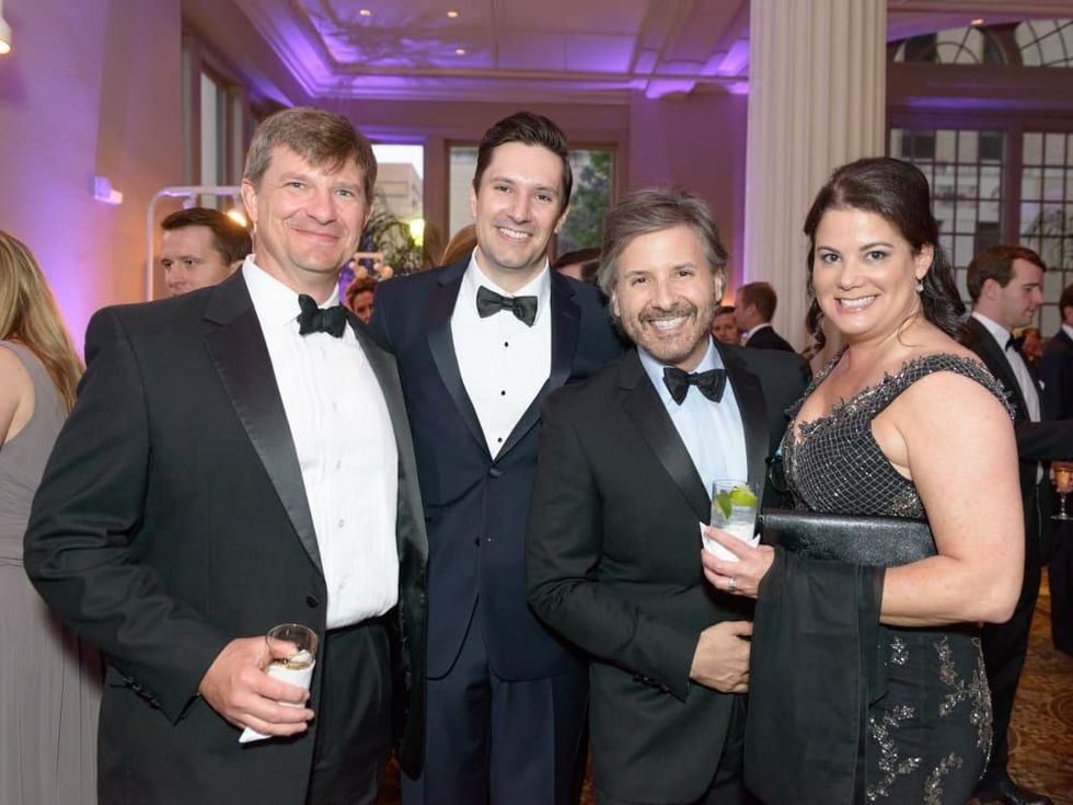 SPA, Gala April 20i16, Frank Vandiver, Jeff Kuffler, Ernie Manuse and Courtney Vandiver