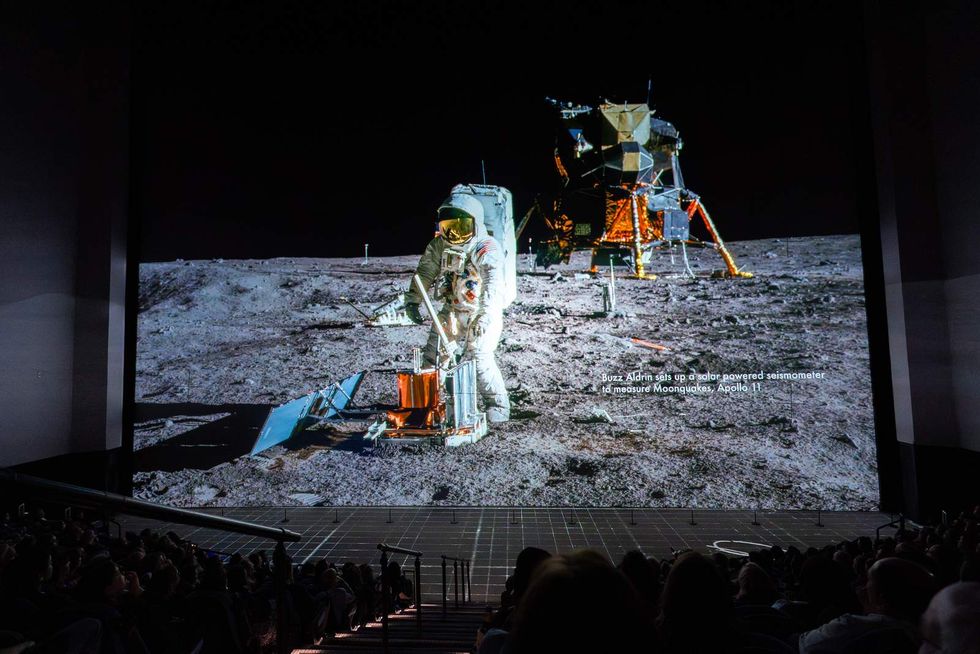 Space Center Houston Tom Hanks film premiere