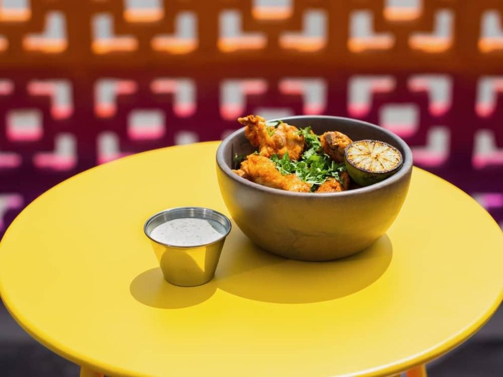 Space Cowboy mojo chicken wings