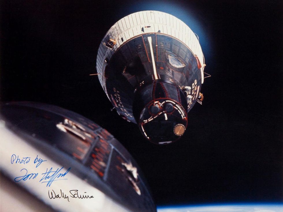 space sale, first space rendezvous