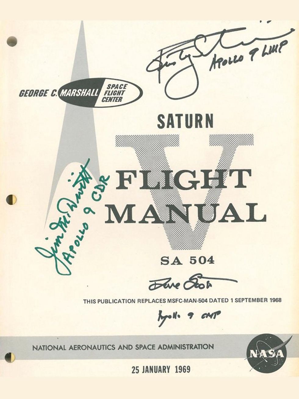 space, Saturn V Flight Manual