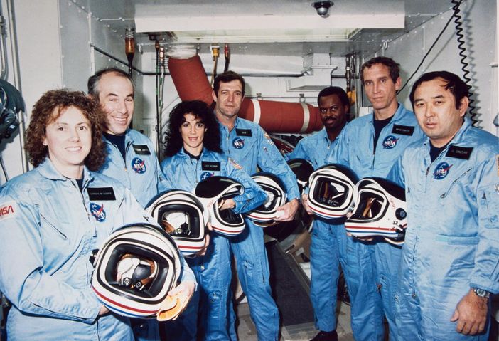 Space Shuttle Challenger crew 1986