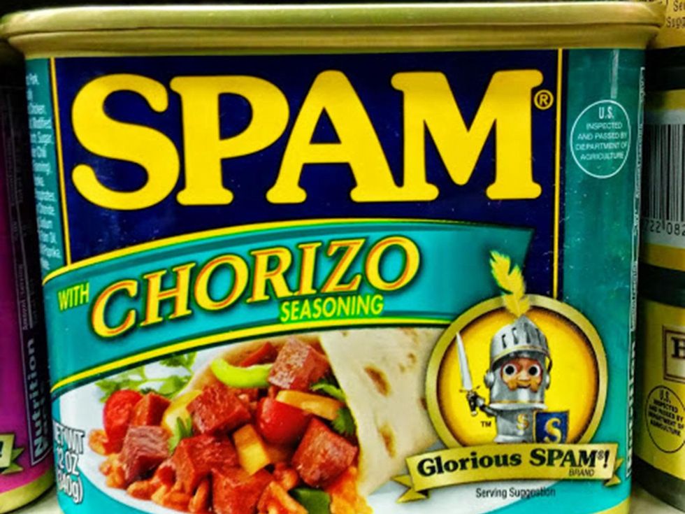 Spam with chorizo seasonings