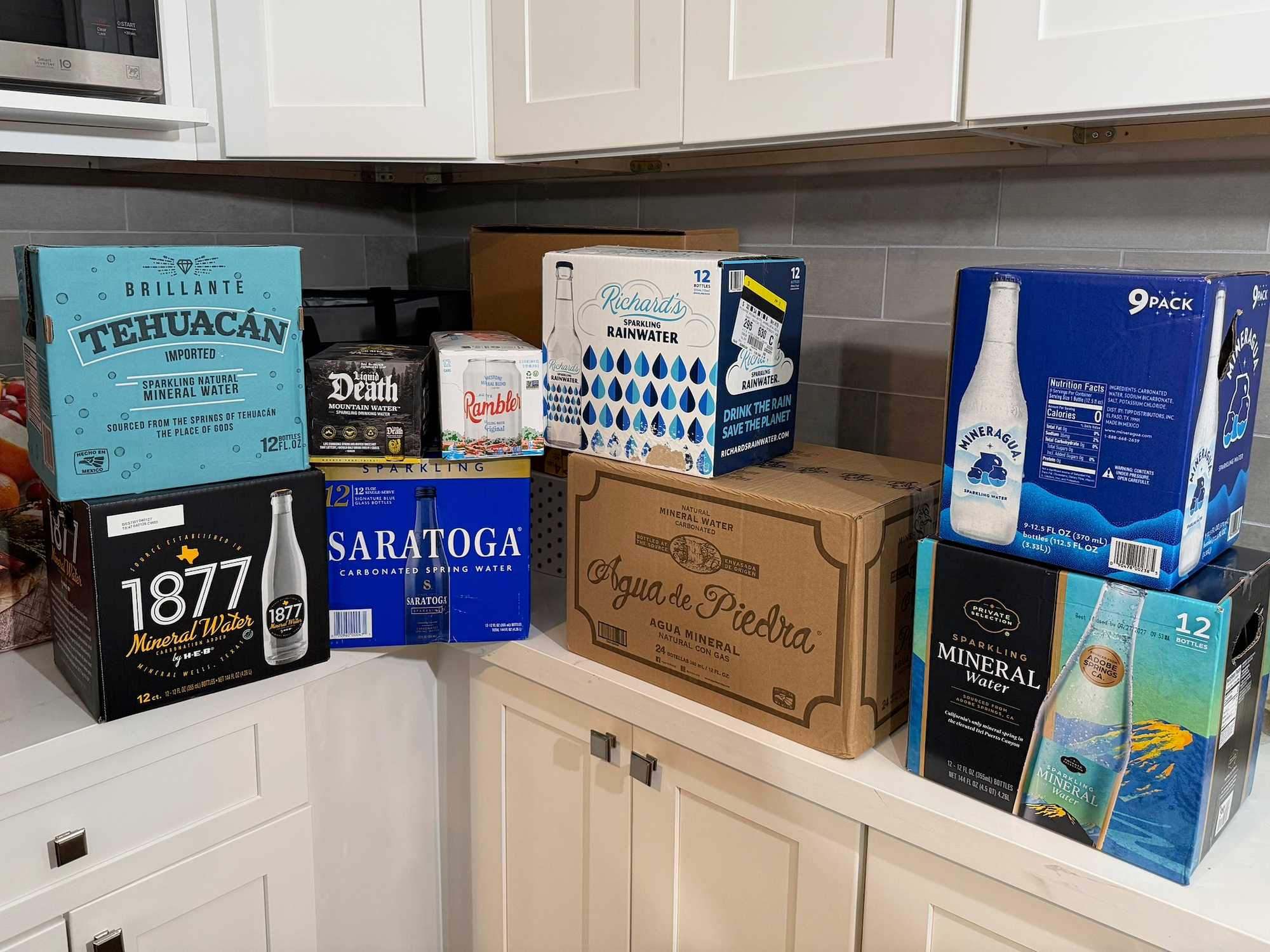 Sparkling water taste