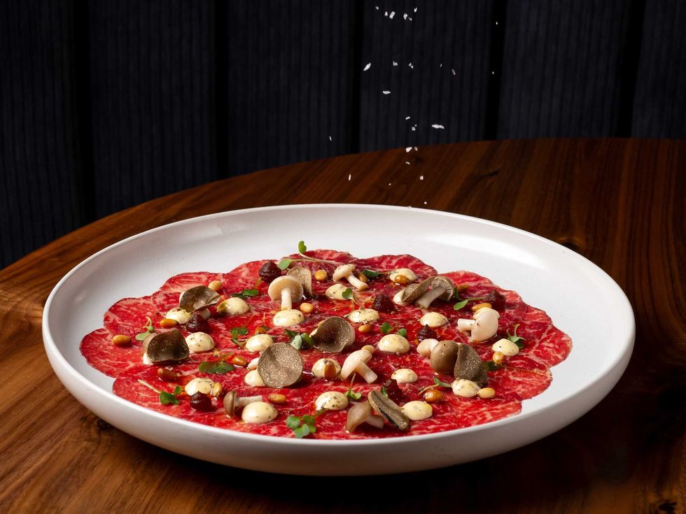 Sparrow Italia wagyu carpaccio