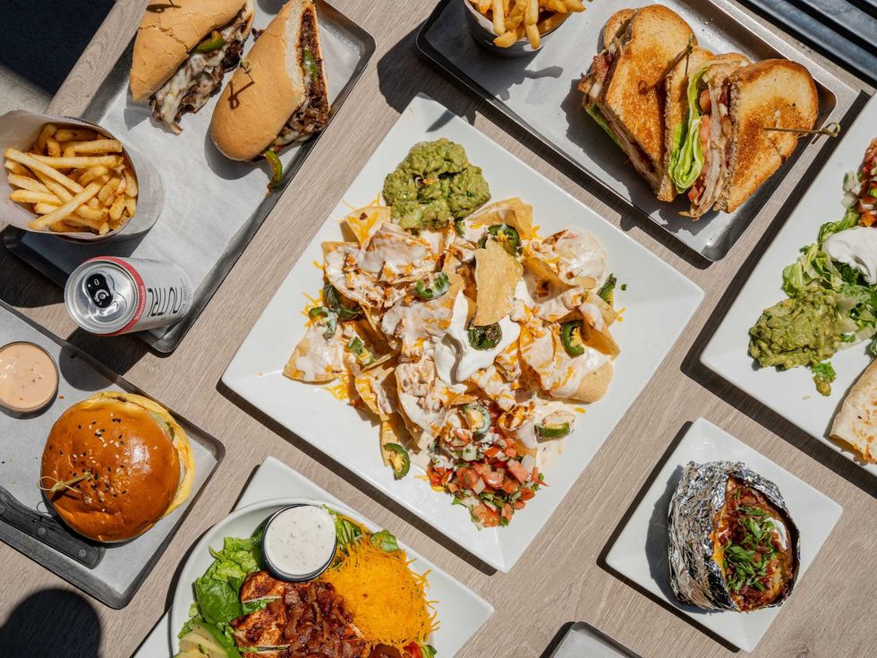 Spectator's Bar and Grill Conroe food spread