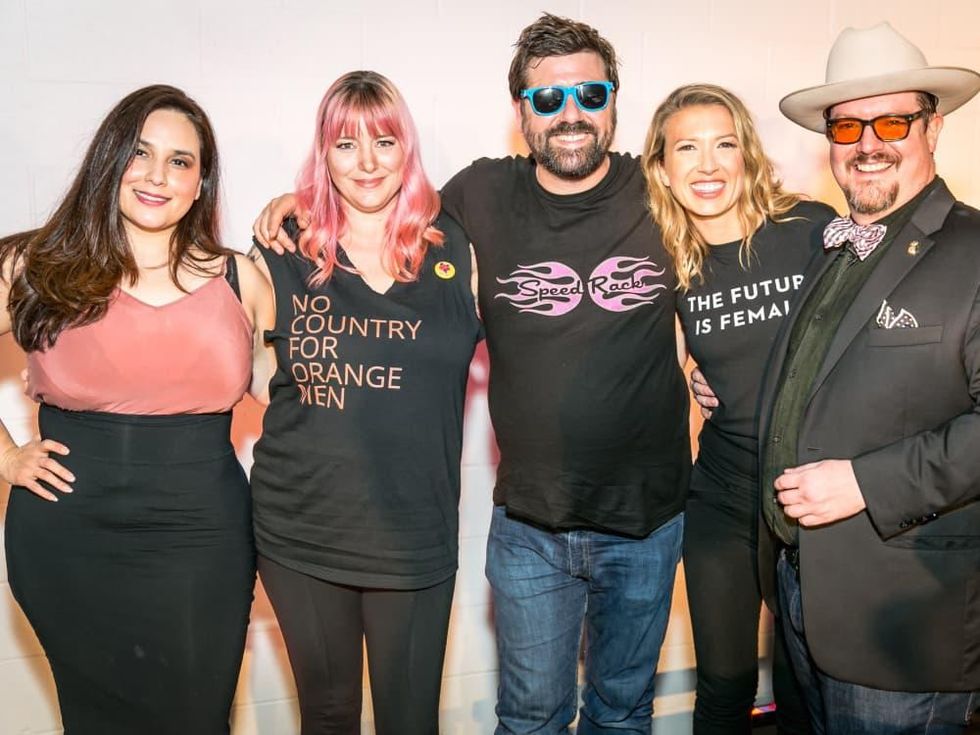 Speed Rack Texas 2017 judges Alba Huerta Jason Kosmos