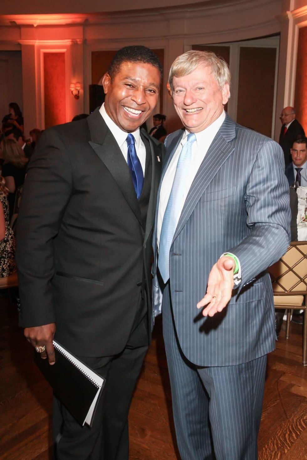 Spencer Tillman and Rusty Hardin/TEACH DINNER