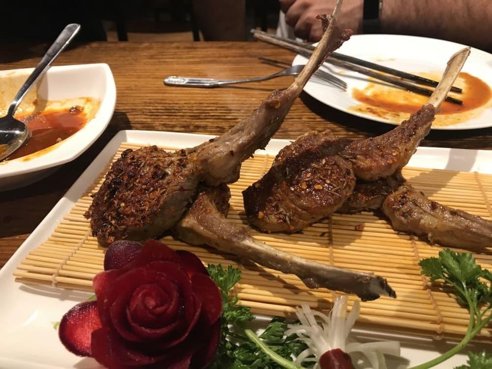 Spicy Girl Chinese lamb chops