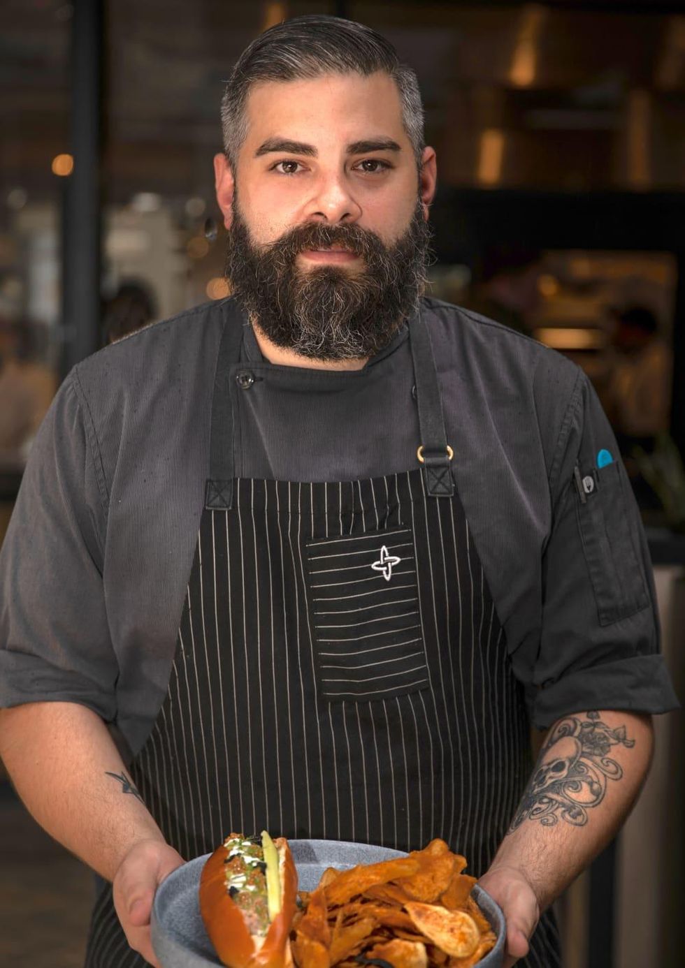 Sporting Club chef EJ Miller