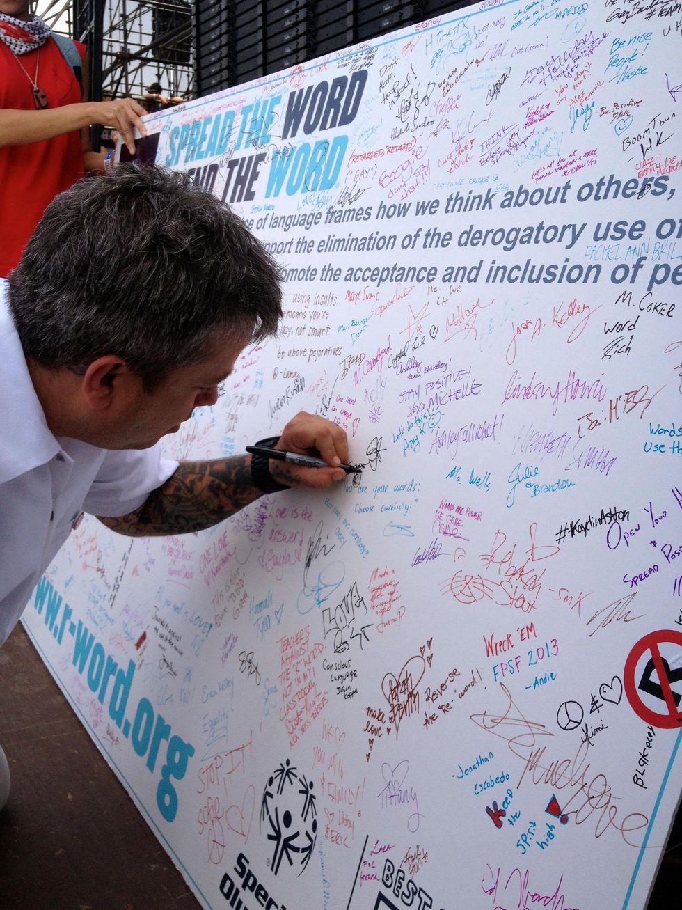 Spread the Word to End the Word Free Press Summer Festival FPSF Philip Speer Uchi R-Word