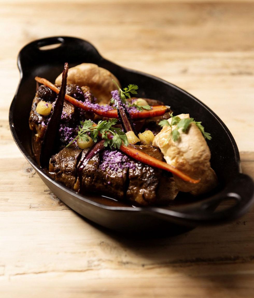 Springbok oxtail yorkshire pudding