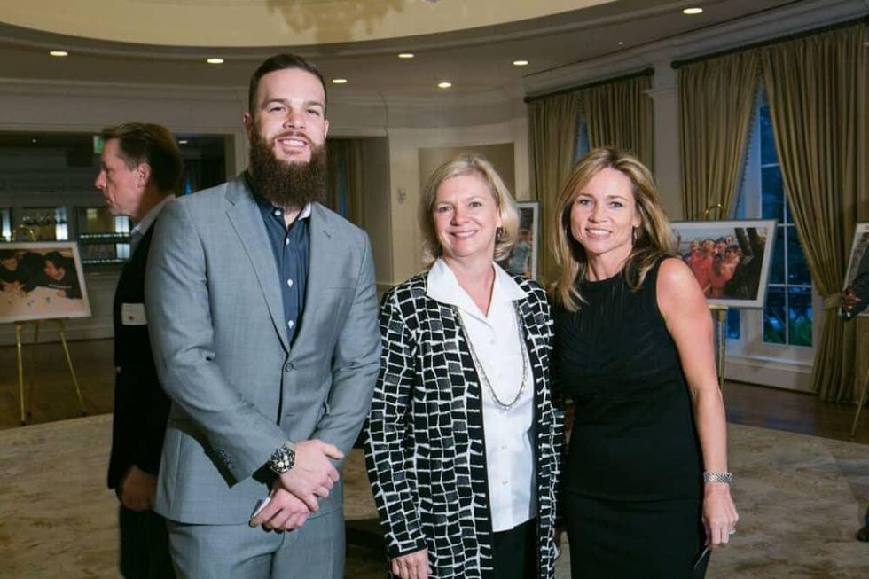 SpringSpirit Baseball breakfast, Feb. 2016, Dallas Keuchel, Brenday Bartley, Aimee Snoots
